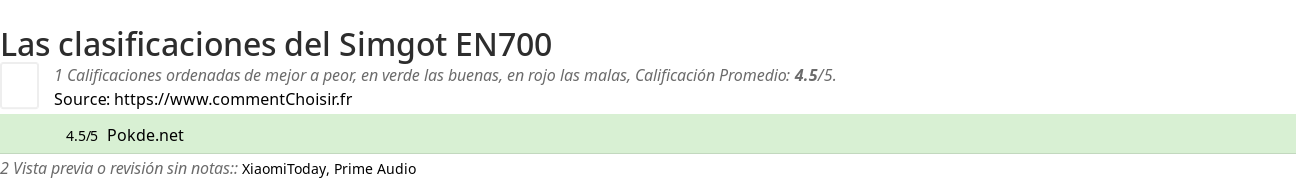 Ratings Simgot EN700
