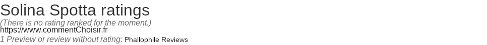 Ratings Solina Spotta