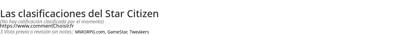 Ratings Star Citizen