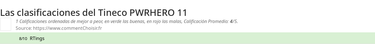 Ratings Tineco PWRHERO 11