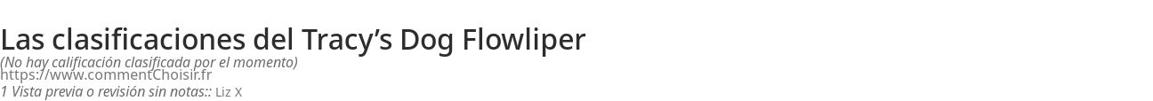 Ratings Tracy’s Dog Flowliper