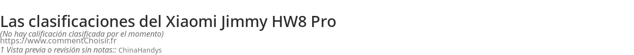 Ratings Xiaomi Jimmy HW8 Pro